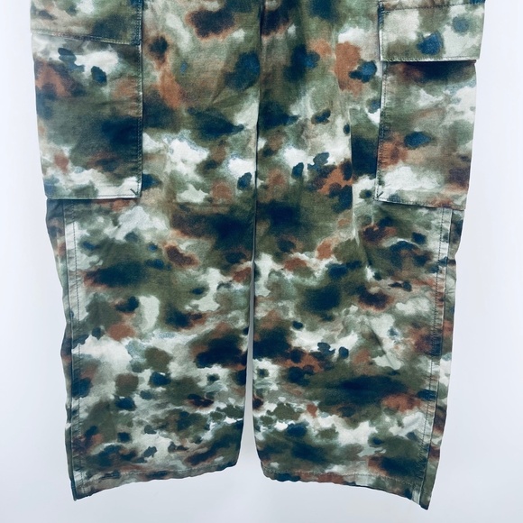 Levi’s Baggy Pants Sz 23x30 Women’s Cargo A Mid Rise Straight Leng Green New - Picture 10 of 13
